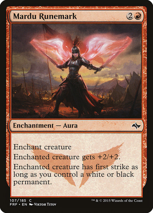 Mardu Runemark – Fate Reforged [FRF] – English – #107