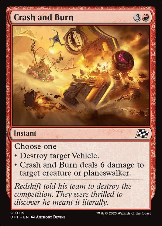 Crash and Burn – Aetherdrift [DFT] – D – #119