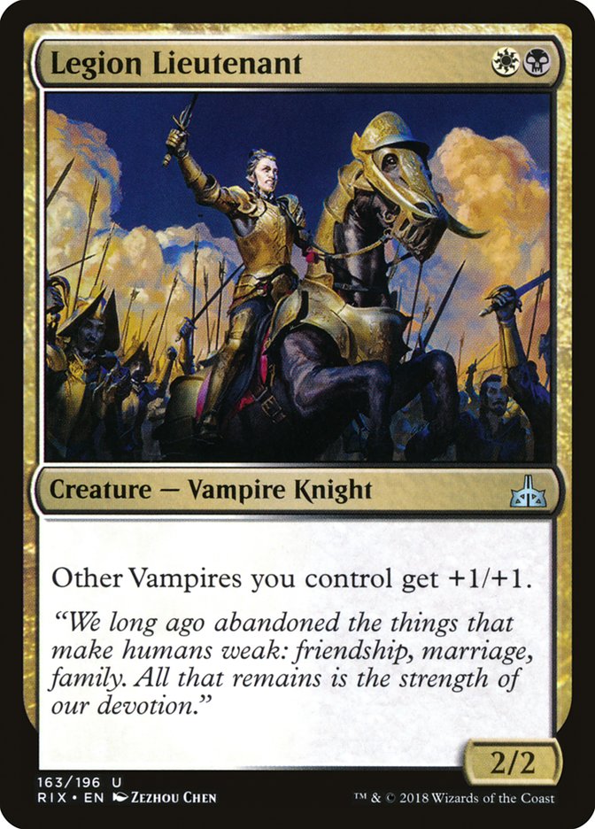 Legion Lieutenant – Rivals of Ixalan [RIX] – D – #163