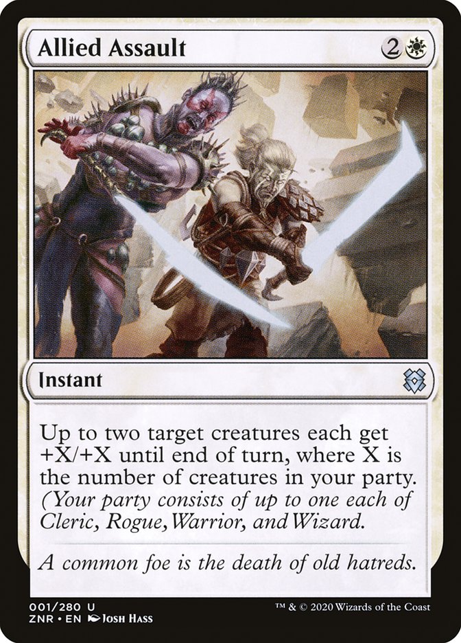 Allied Assault – Zendikar Rising [ZNR] – English – #1