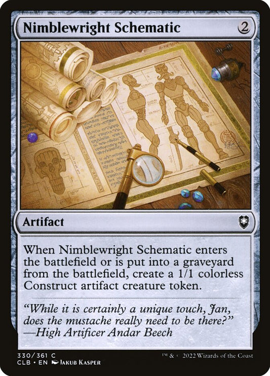 Nimblewright Schematic – Commander Legends: Battle for Baldur's Gate [CLB] – English – #330