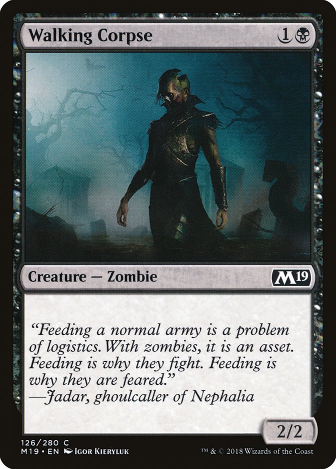 Walking Corpse – Core Set 2019 [M19] – D – #126