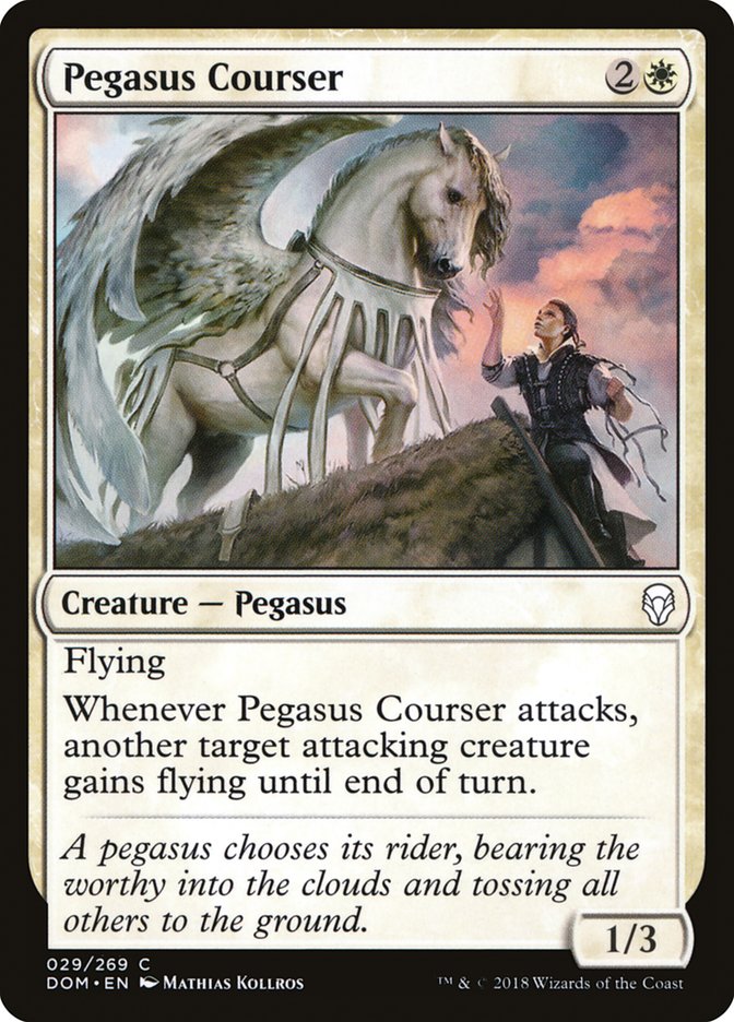 Pegasus Courser – Dominaria [DOM] – D – #29