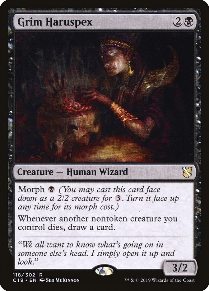 Grim Haruspex – Commander 2019 [C19] – English – #118