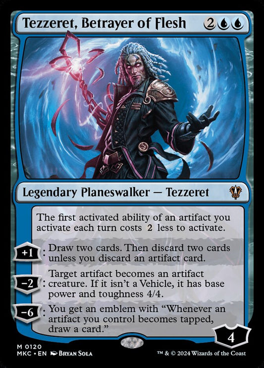 Tezzeret, Betrayer of Flesh – Murders at Karlov Manor Commander [MKC] – English – #120