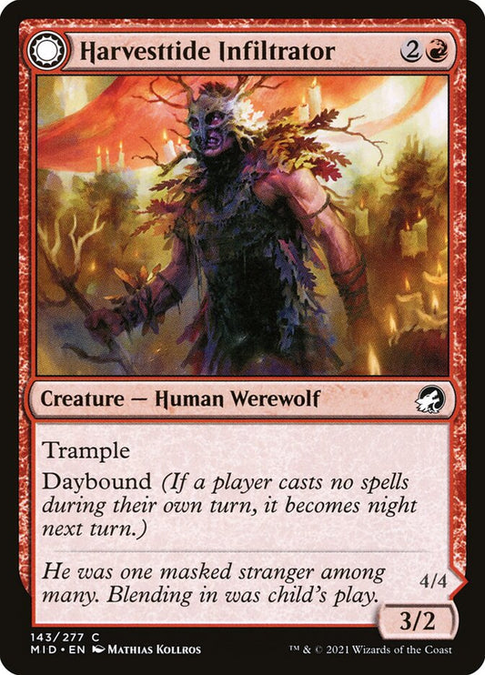 Harvesttide Infiltrator // Harvesttide Assailant – Innistrad: Midnight Hunt [MID] – D – #143