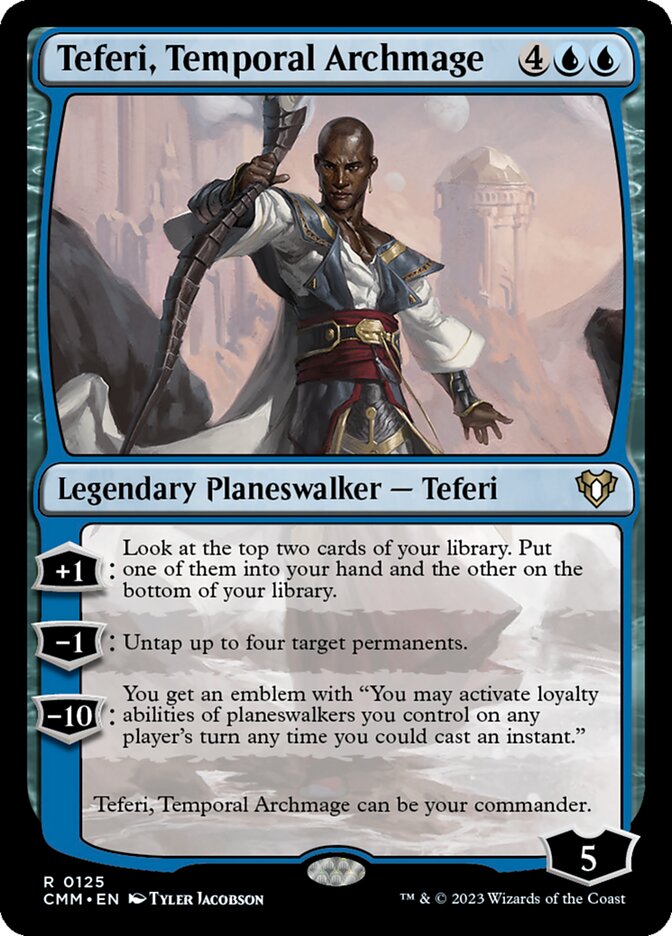 Teferi, Temporal Archmage – Commander Masters [CMM] – English – #125