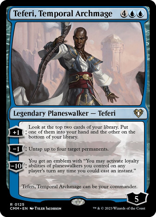 Teferi, Temporal Archmage – Commander Masters [CMM] – English – #125