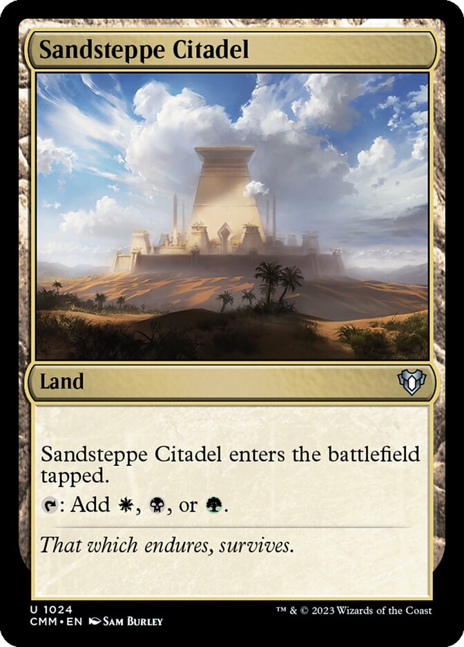Sandsteppe Citadel – Commander Masters [CMM] – D – #1024