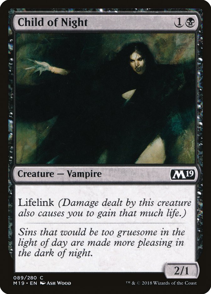 Child of Night – Core Set 2019 [M19] – English – #89