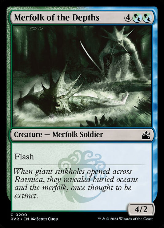 Merfolk of the Depths – Ravnica Remastered [RVR] – English – #200