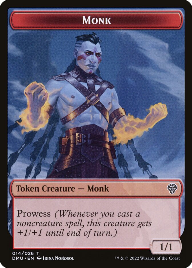 Monk – Dominaria United Tokens [TDMU] – English – #14