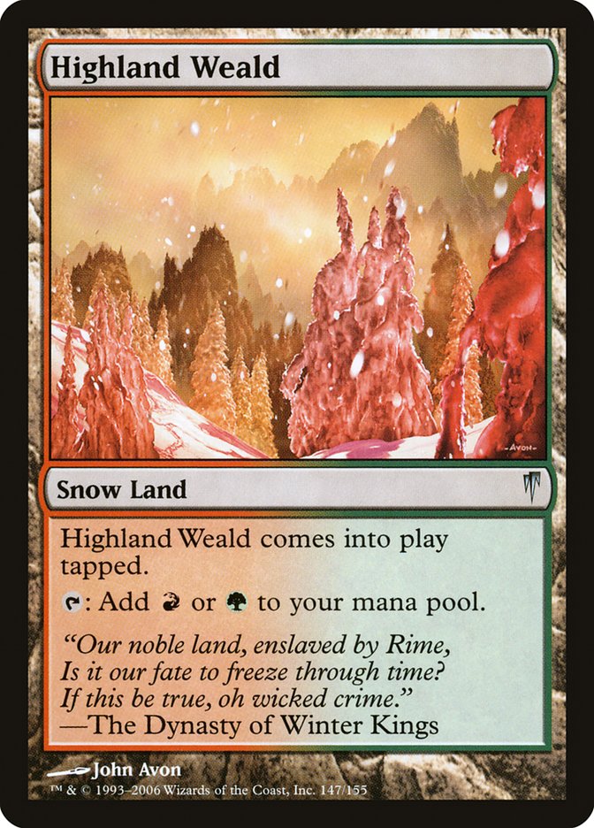 Highland Weald – Coldsnap [CSP] – English – #147