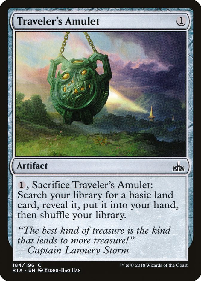 Traveler's Amulet – Rivals of Ixalan [RIX] – English – #184