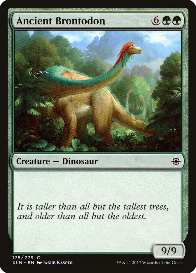 Ancient Brontodon – Ixalan [XLN] – D – #175