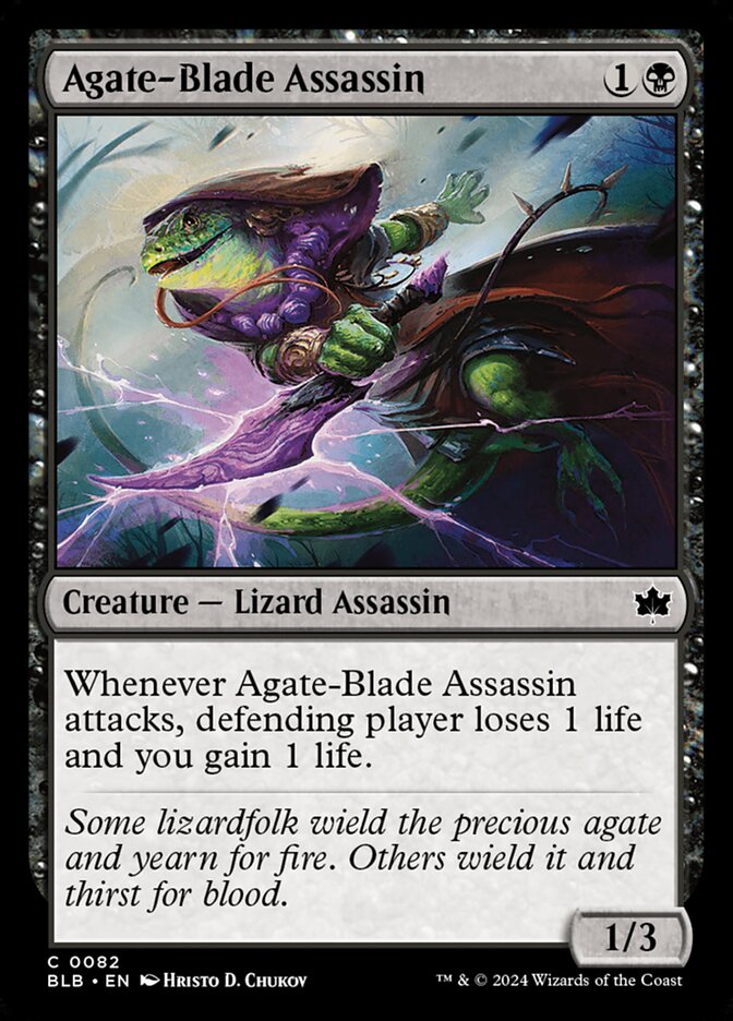 Agate-Blade Assassin – Bloomburrow [BLB] – English – #82