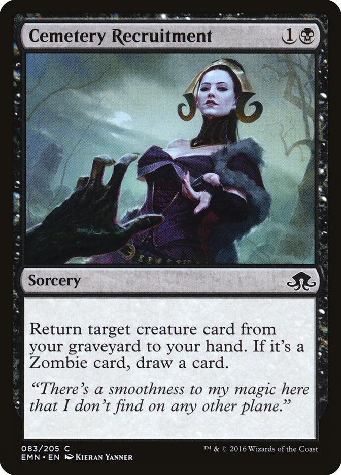 Cemetery Recruitment – Eldritch Moon [EMN] – English – #83