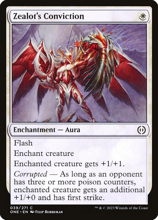 Zealot's Conviction – Phyrexia: All Will Be One [ONE] – D – #39