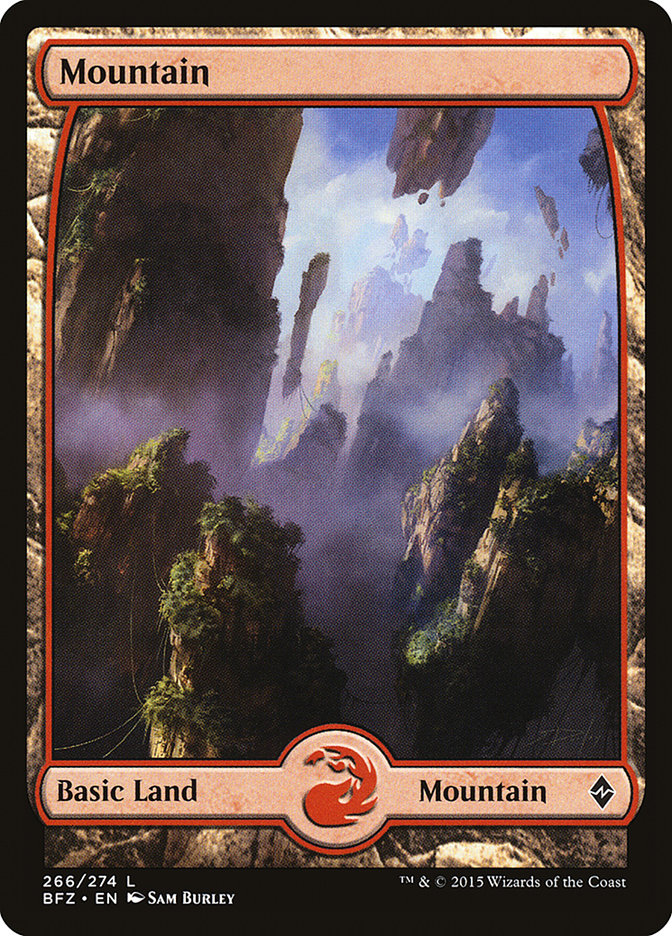 Mountain – Battle for Zendikar [BFZ] – English – #266