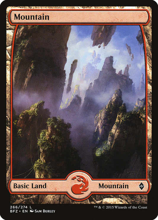 Mountain – Battle for Zendikar [BFZ] – English – #266