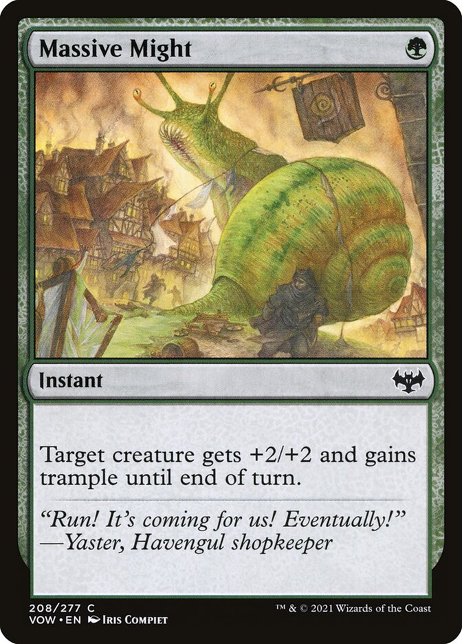 Massive Might – Innistrad: Crimson Vow [VOW] – English – #208
