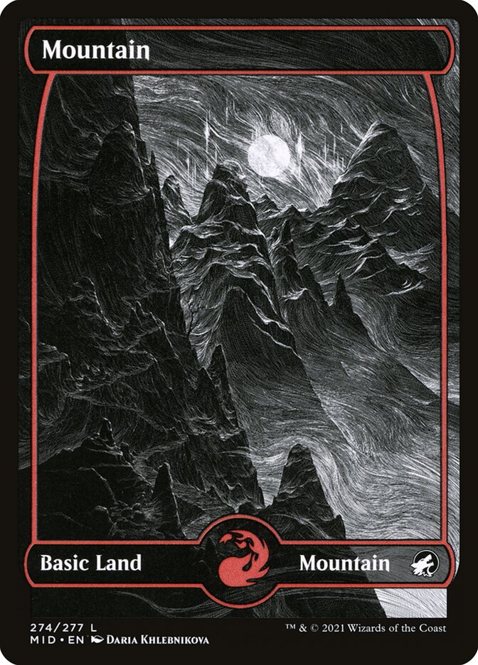 Mountain – Innistrad: Midnight Hunt [MID] – English – #274