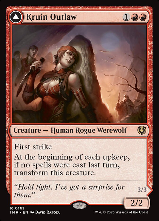 Kruin Outlaw // Terror of Kruin Pass – Innistrad Remastered [INR] – English – #161