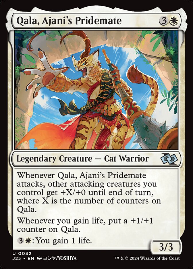 Qala, Ajani's Pridemate – Foundations Jumpstart [J25] – English – #32