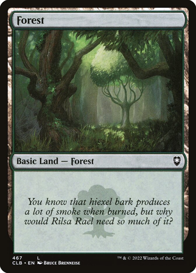 Forest – Commander Legends: Battle for Baldur's Gate [CLB] – JP – #467