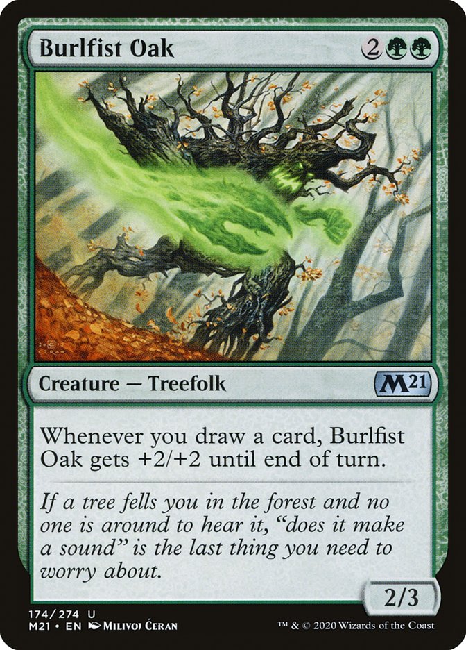 Burlfist Oak – Core Set 2021 [M21] – English – #174