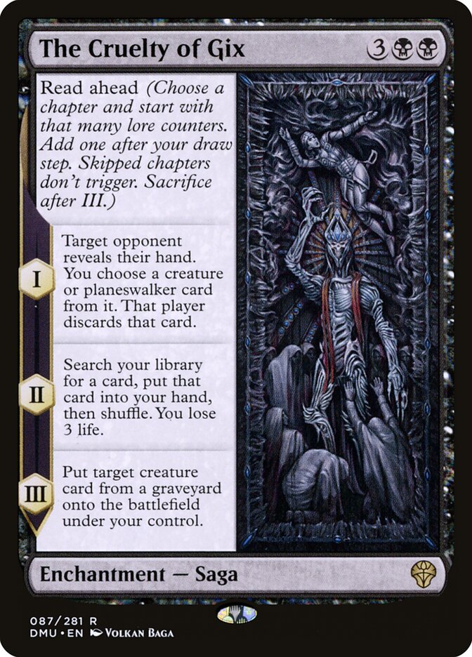 The Cruelty of Gix – Dominaria United [DMU] – English – #87
