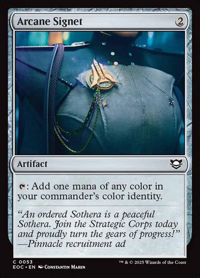 Arcane Signet – Edge of Eternities Commander [EOC] – English – #53