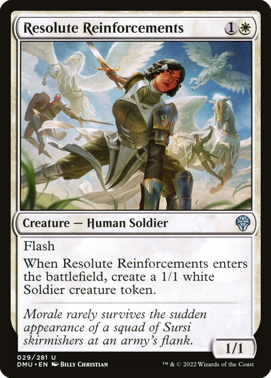 Resolute Reinforcements – Dominaria United [DMU] – English – #29