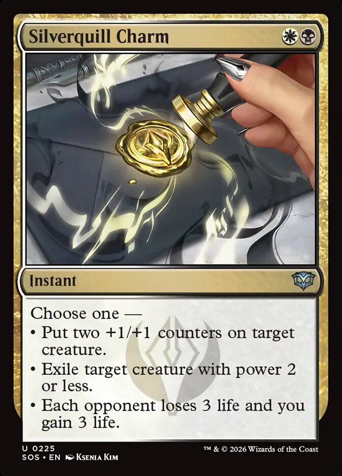 Silverquill Charm – Secrets of Strixhaven [SOS] – English – #225