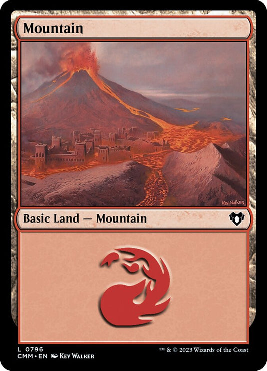 Mountain – Commander Masters [CMM] – D – #796