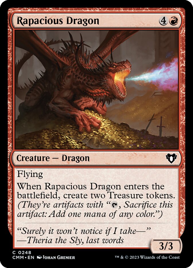 Rapacious Dragon – Commander Masters [CMM] – English – #248