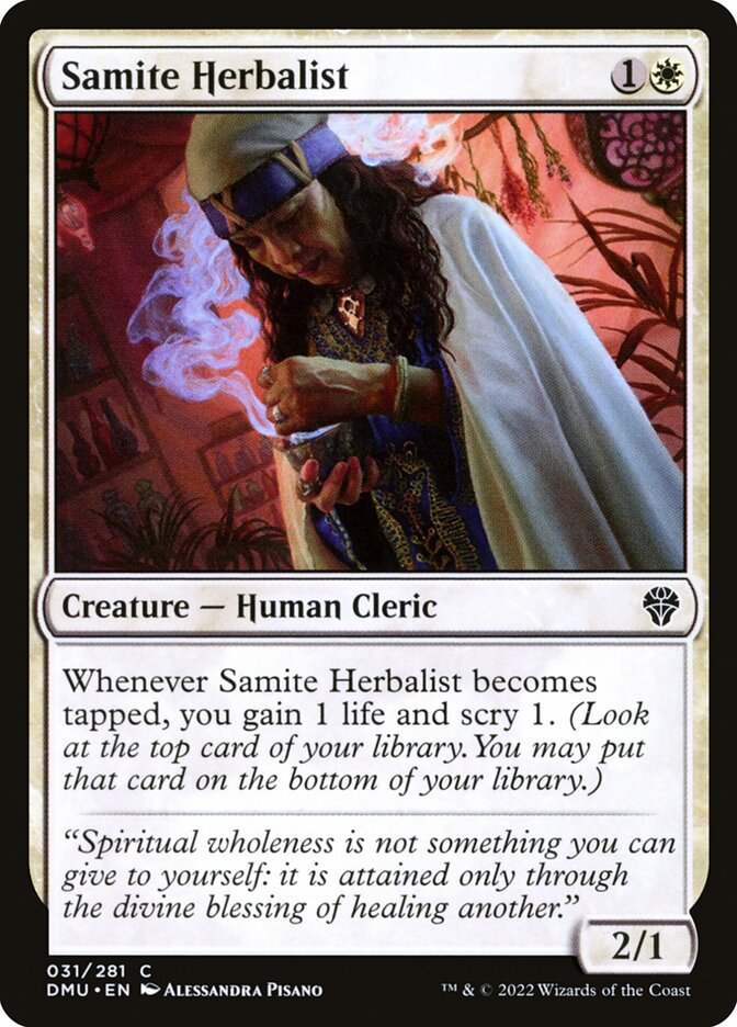 Samite Herbalist – Dominaria United [DMU] – D – #31