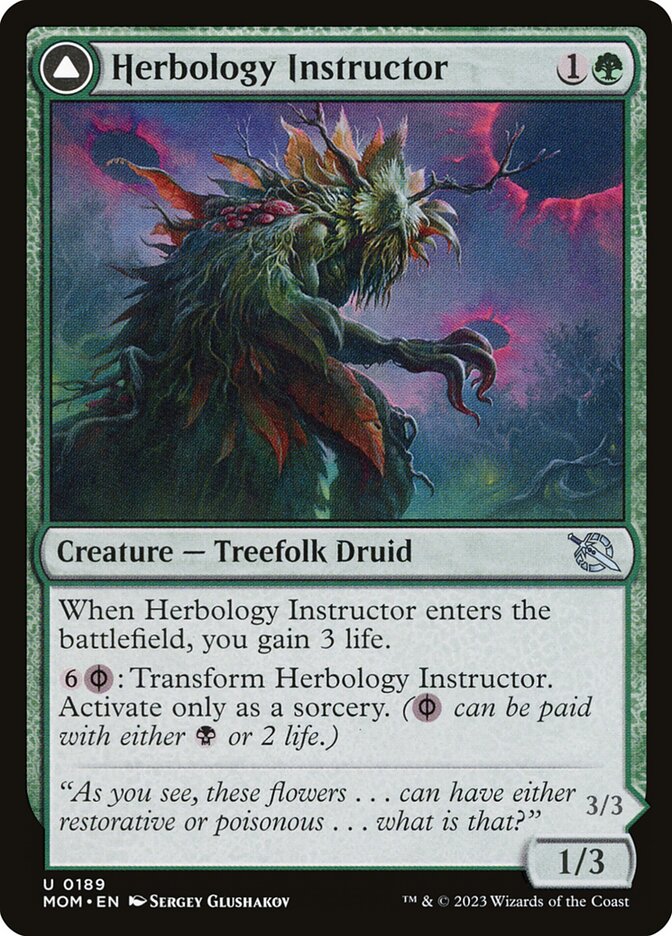 Herbology Instructor // Malady Invoker – March of the Machine [MOM] – English – #189