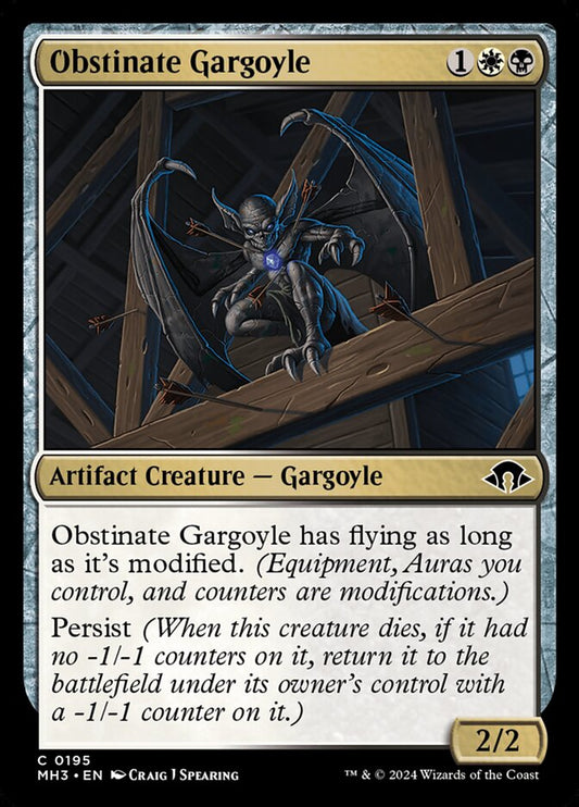 Obstinate Gargoyle – Modern Horizons 3 [MH3] – English – #195