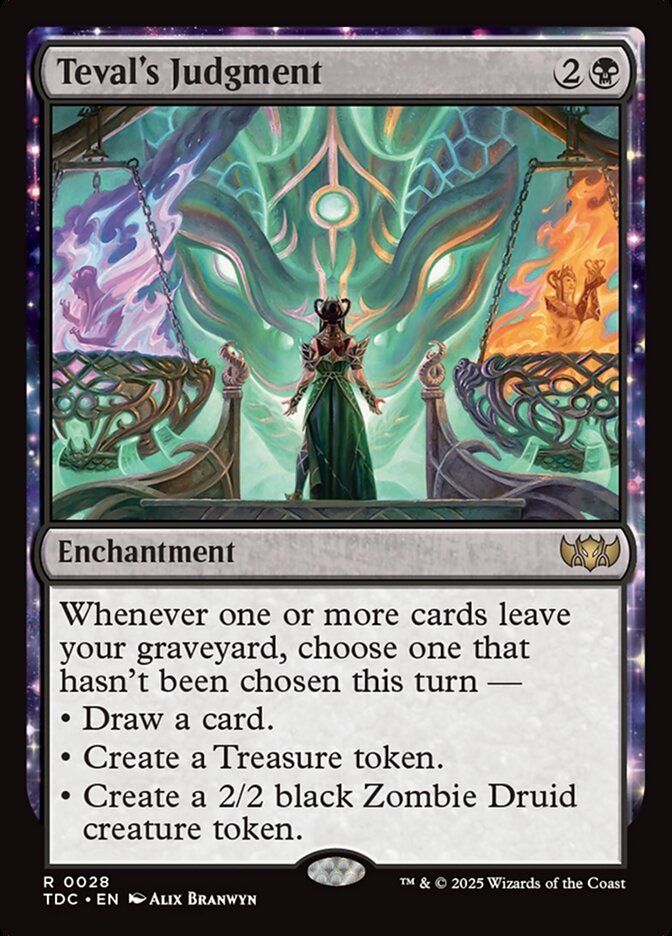 Teval's Judgment – Tarkir: Dragonstorm Commander [TDC] – English – #28