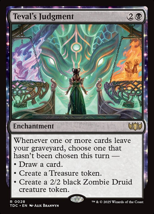 Teval's Judgment – Tarkir: Dragonstorm Commander [TDC] – English – #28