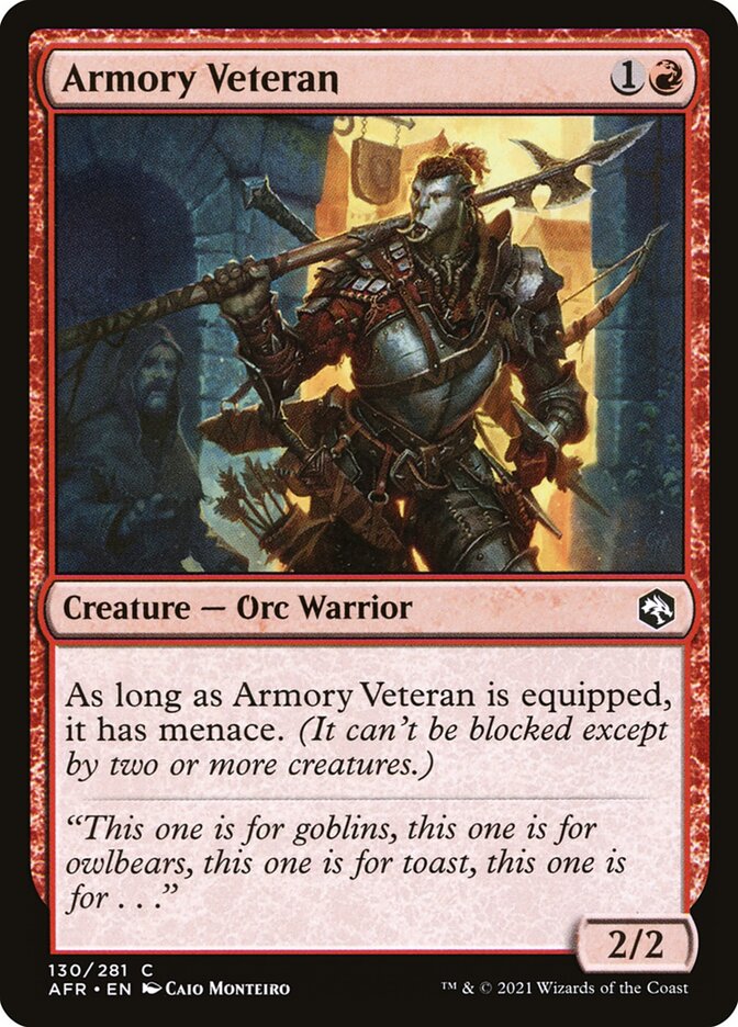 Armory Veteran – Adventures in the Forgotten Realms [AFR] – English – #130