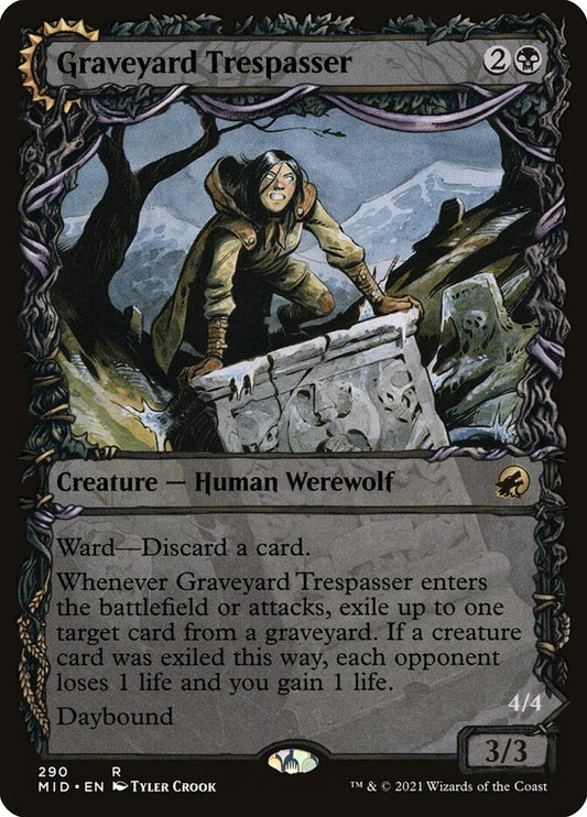 Graveyard Trespasser // Graveyard Glutton – Innistrad: Midnight Hunt [MID] – English – #290