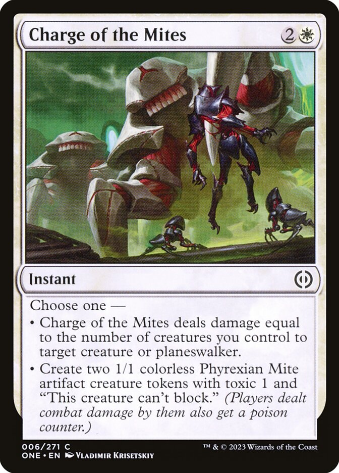 Charge of the Mites – Phyrexia: All Will Be One [ONE] – D – #6