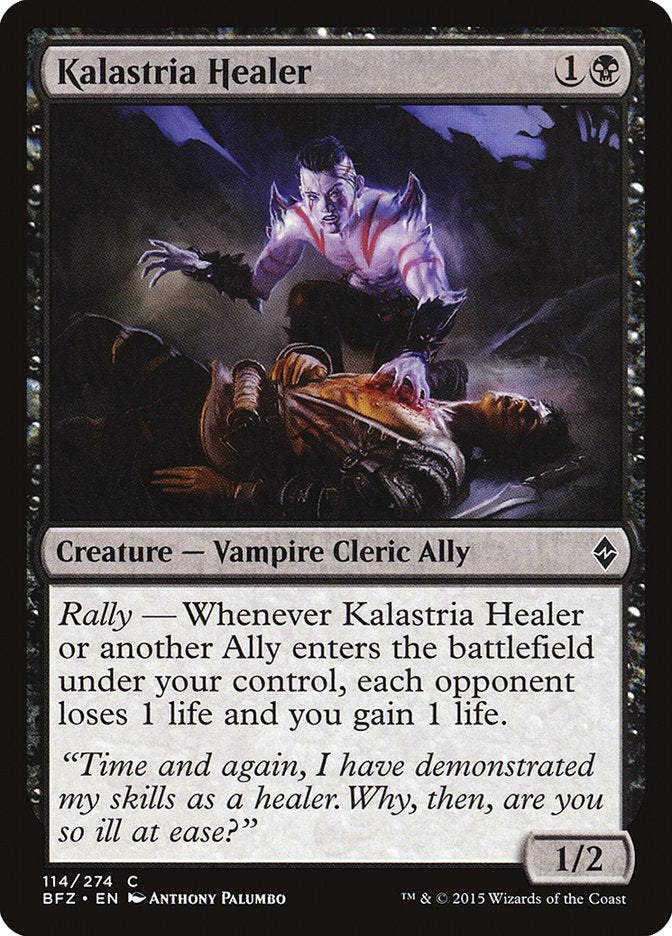 Kalastria Healer – Battle for Zendikar [BFZ] – English – #114