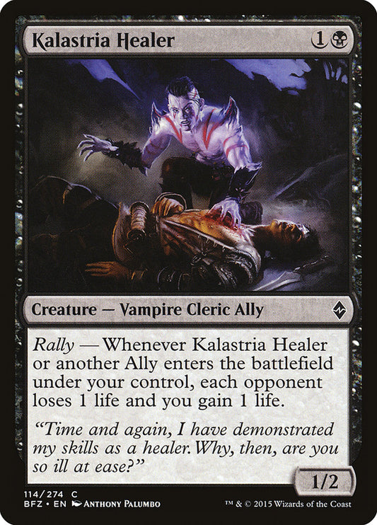 Kalastria Healer – Battle for Zendikar [BFZ] – English – #114