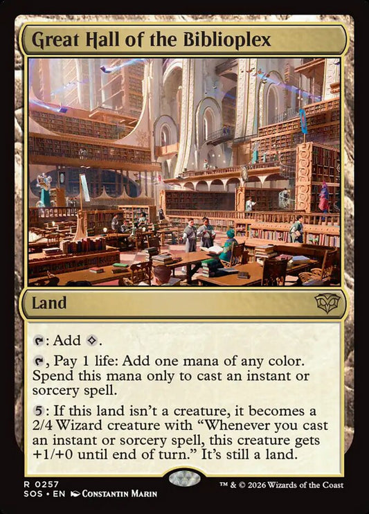 Great Hall of the Biblioplex – Secrets of Strixhaven [SOS] – English – #257