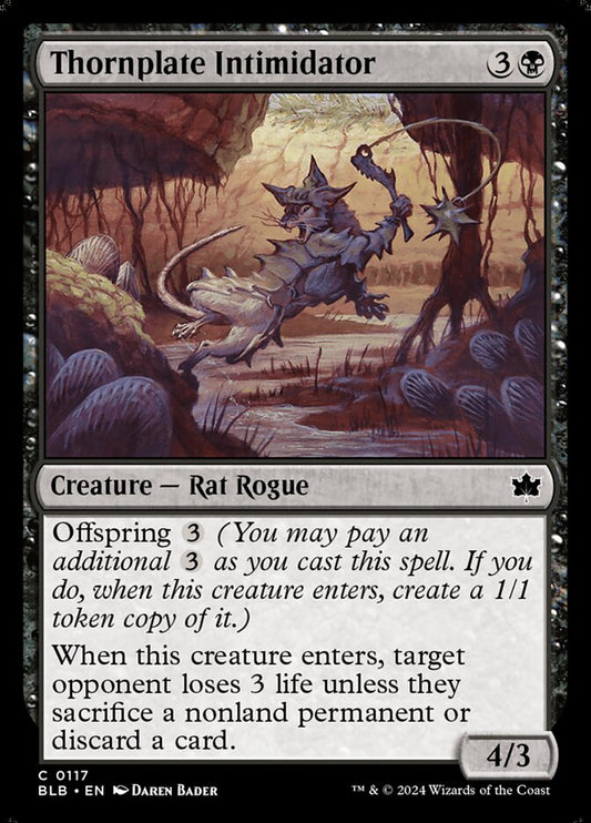 Thornplate Intimidator – Bloomburrow [BLB] – English – #117