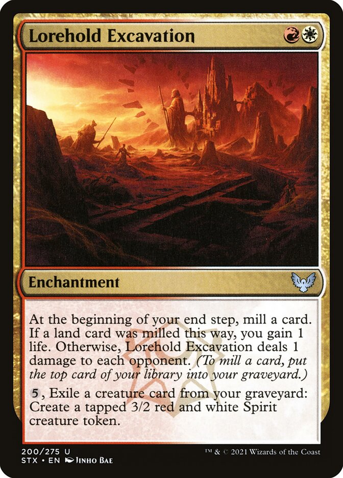 Lorehold Excavation – Strixhaven: School of Mages [STX] – D – #200