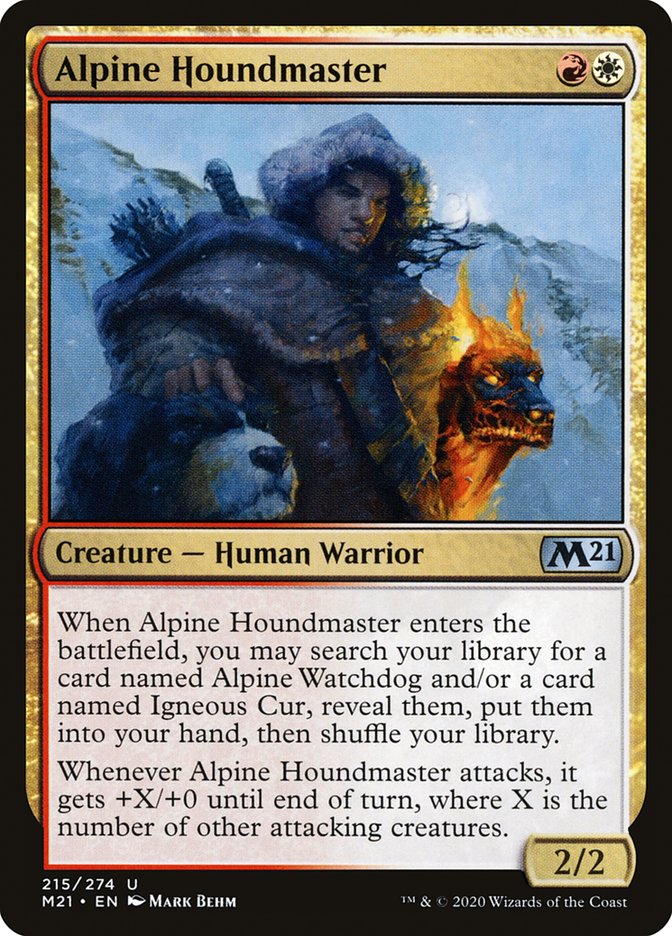 Alpine Houndmaster – Core Set 2021 [M21] – English – #215